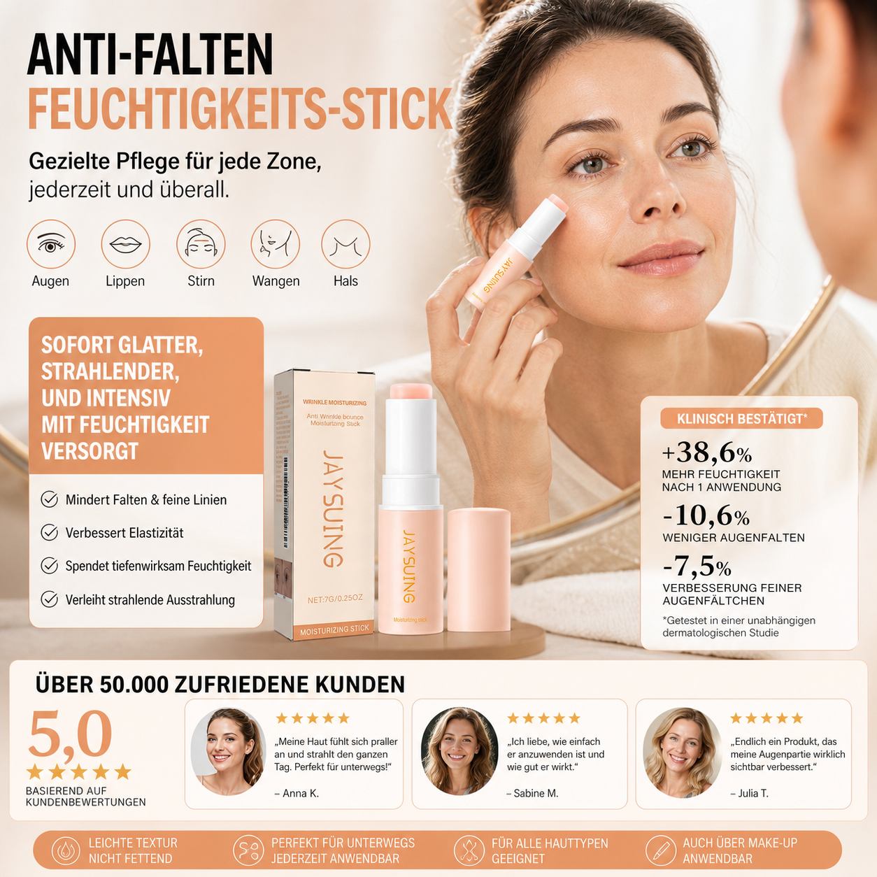 ✨ Heute nur: 2 kaufen, 1 GRATIS!💗 Pink Collagen Multi Balm – intensive Feuchtigkeitspflege für Gesicht & Lippen