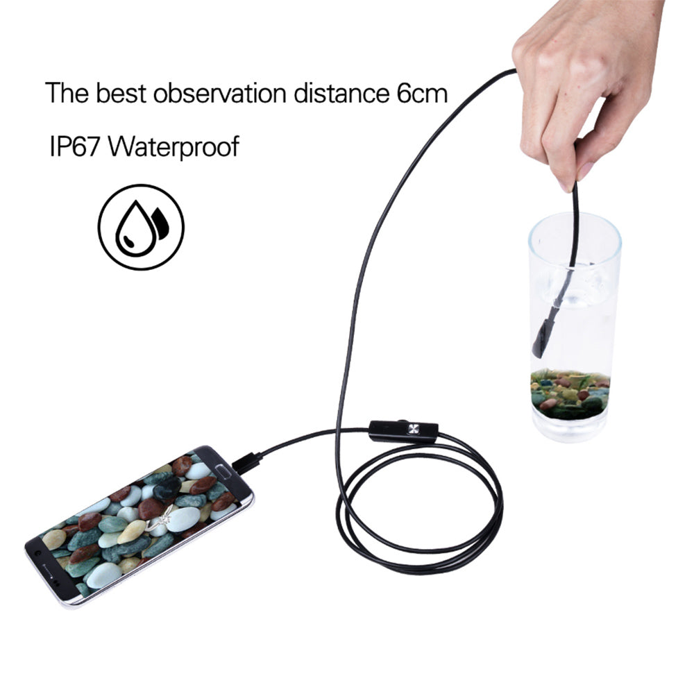 3-in-1 Endoskopkamera 1200P – Für Smartphone & PC, ideal für Rohr- und Fahrzeugprüfung 🔧📱