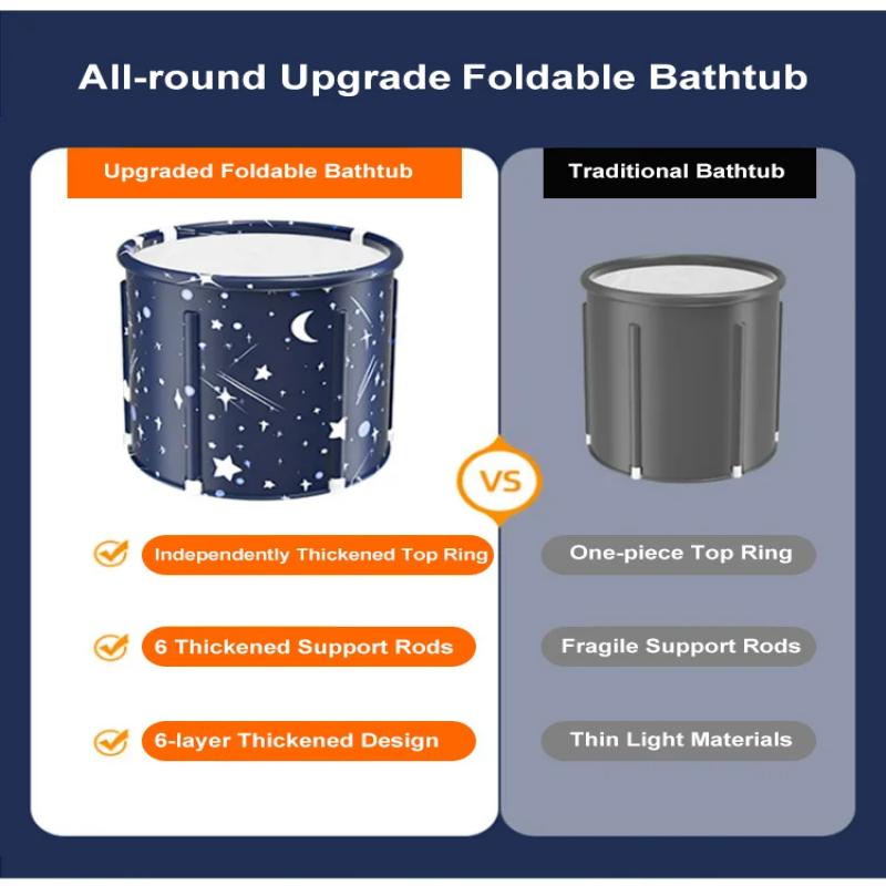 Warmes Geschenk - Beheizte faltbare Badewanne für den Hausgebrauch