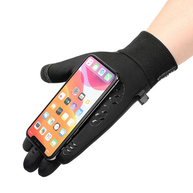 Winddichte Thermo-Fahrradhandschuhe mit Touchscreen-Funktion