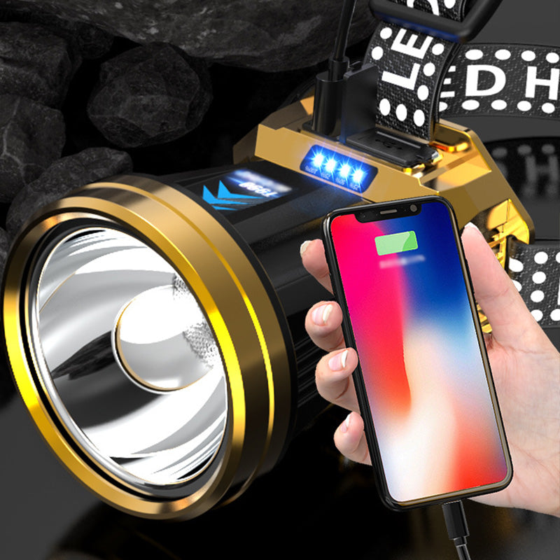 🔋 50% RABATT! ✨Superhelle, wiederaufladbare LED-Stirnlampe für den Außenbereich