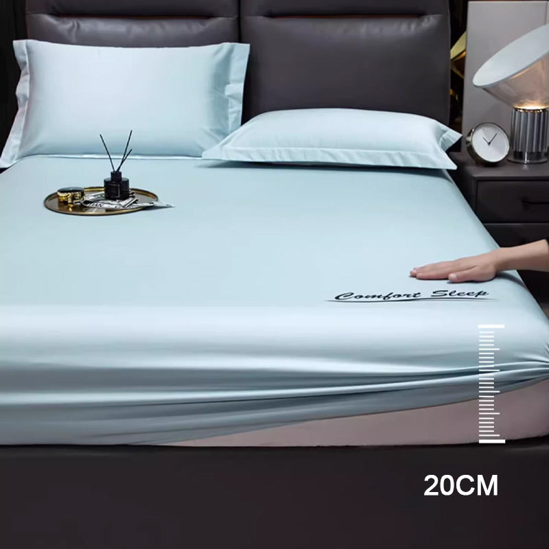🔥2025 Verkaufsschlager50% Rabatt❄️Summer Ice Cooling Silky Bed Spannbettlaken-Kissenbezug🛏️