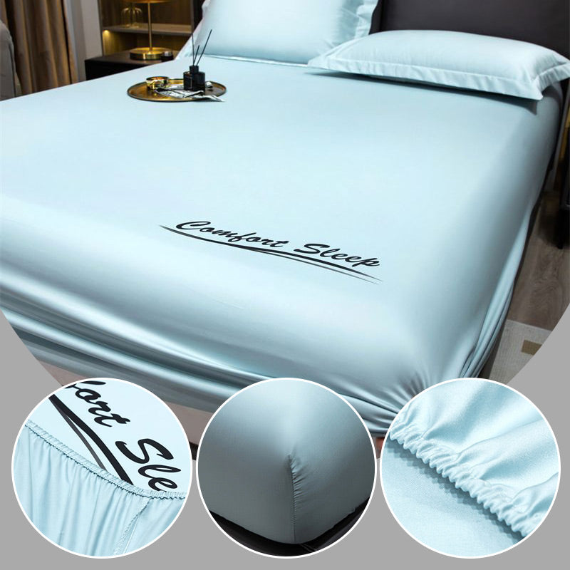 🔥2025 Verkaufsschlager50% Rabatt❄️Summer Ice Cooling Silky Bed Spannbettlaken-Kissenbezug🛏️