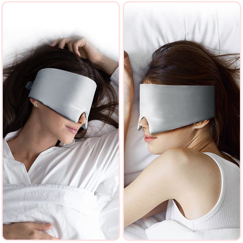 Kühlende, weiche Schlafmaske aus Kunstseide