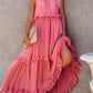 🌸Sommer Casual Ärmellos Riemchen Rückenfrei Volants Kleid