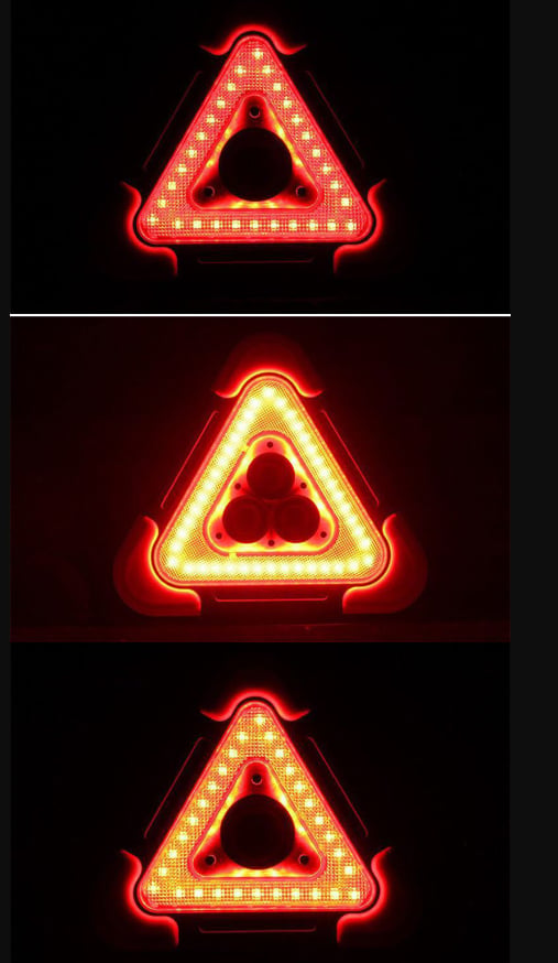 🔥Nur noch heute 50% Rabatt!🚗🆘3-IN-1 Dreieckige Solar-Notfall-Signalleuchte für den Straßenrand✨