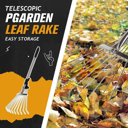 🧹 50% RABATT! 🍂 Teleskop-Laubrechen – ausziehbar & mit langlebigen Zinken für Garten & Herbstlaub