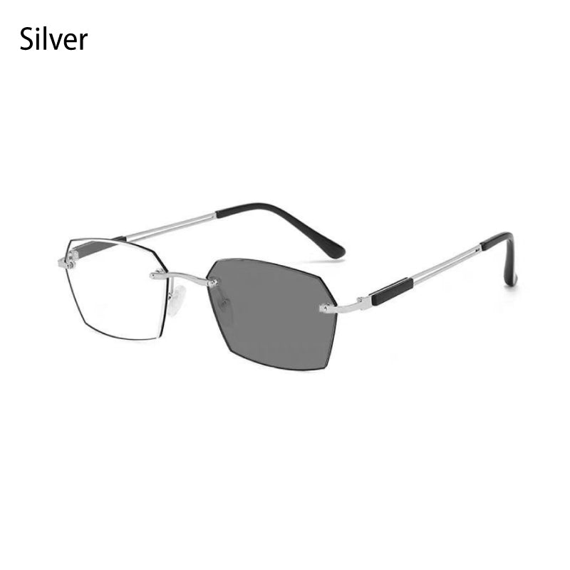 2-in-1-Lesebrille mit photochromem Blaulichtschutz