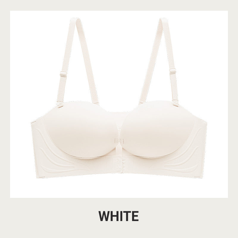🌟Unsichtbarer Push-up-BH mit Frontschnalle und Trägern🥰