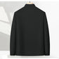 Herren-Freizeitjacke mit Stehkragen und Reißverschluss