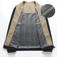 Herren-Freizeitjacke mit Stehkragen und Reißverschluss