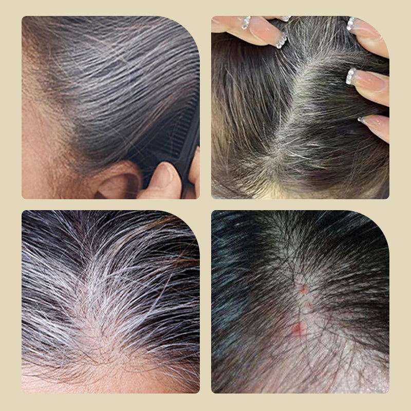 🔥Black-Friday-Mega-Angebot – 50 % Rabatt!🔥Temporäre Haarfärbemaske mit Applikationskamm - Sofortige Grauabdeckung für Haare & Bart