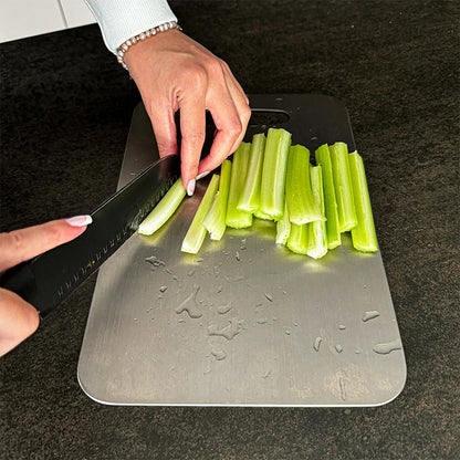 🔥2026 Kitchen Hot Sale 49% OFF🔥Antibakterielles Schneidebrett aus Edelstahl
