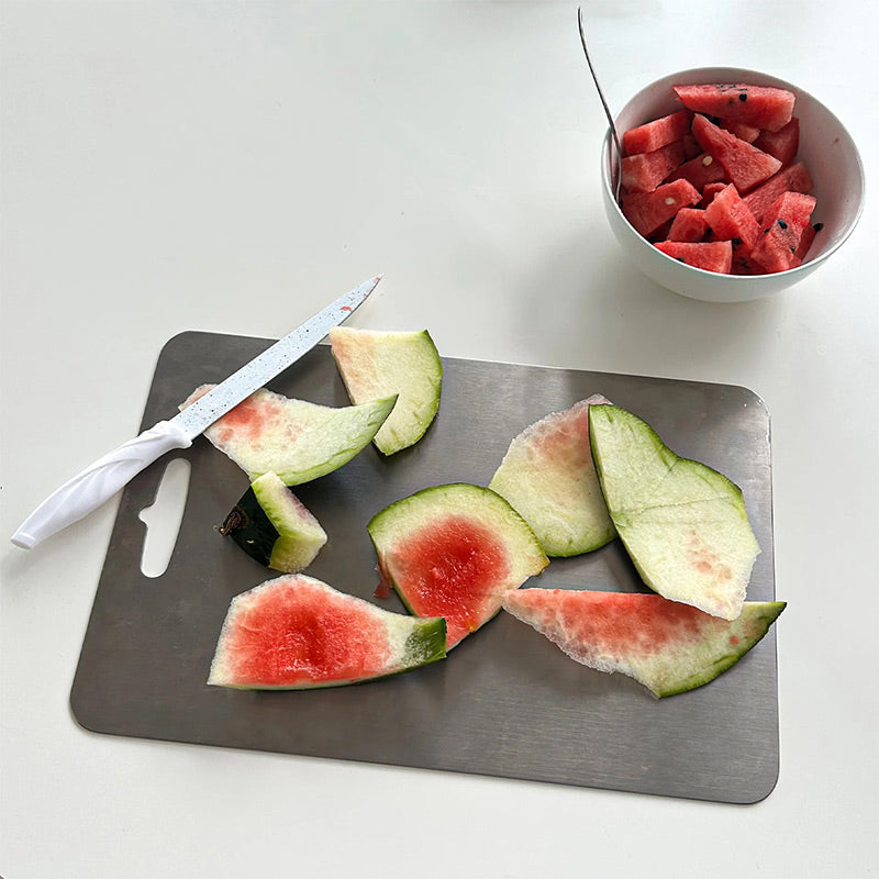 🔥2026 Kitchen Hot Sale 49% OFF🔥Antibakterielles Schneidebrett aus Edelstahl