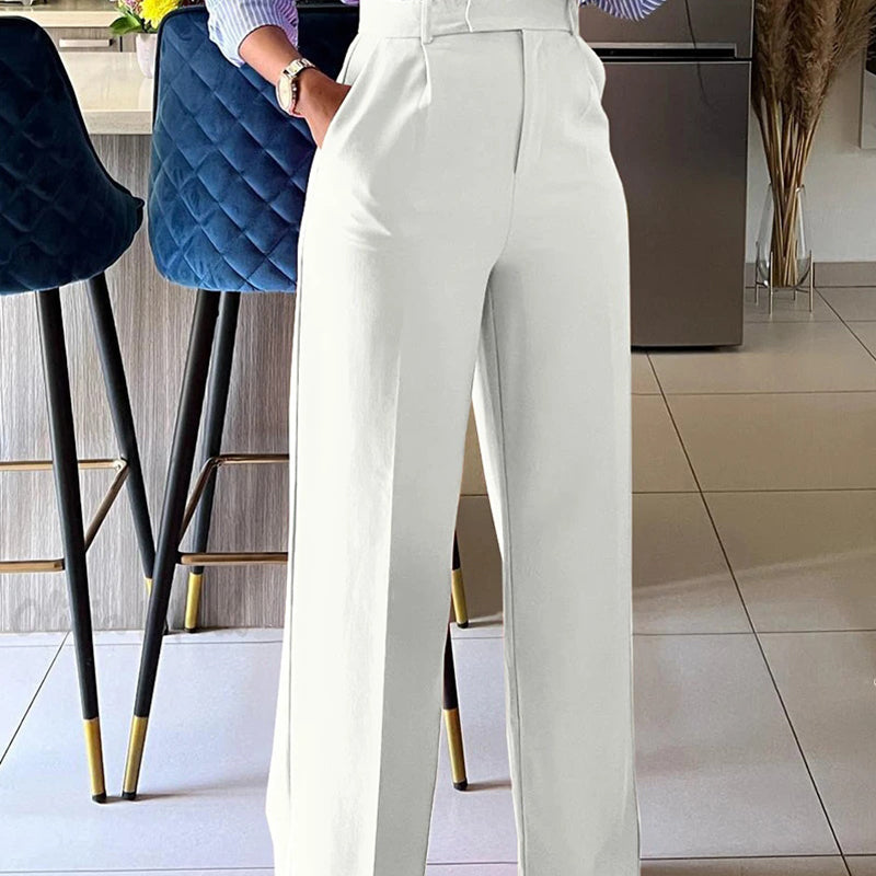 ✨🔥Anzughose mit weitem Bein für Damen💓