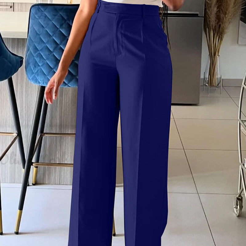 ✨🔥Anzughose mit weitem Bein für Damen💓