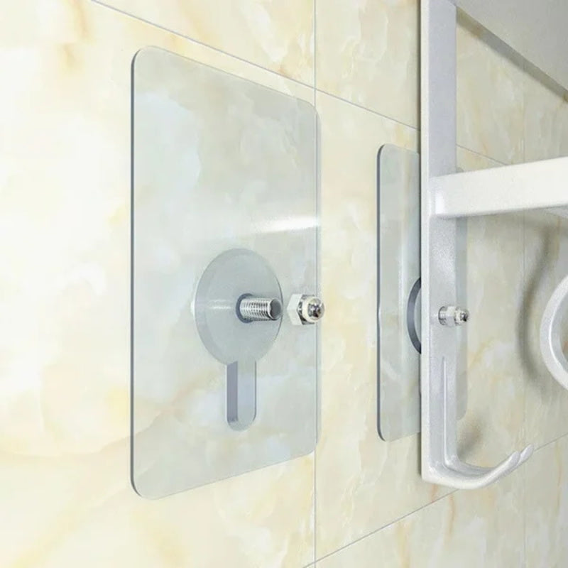 ⏳Limitiertes 50 % Rabatt⏰Selbstklebender Haken ohne Schrauben und Bohren – starker Halt, keine Beschädigung der Wand und trägt bis zu 2 kg 🔩🧱