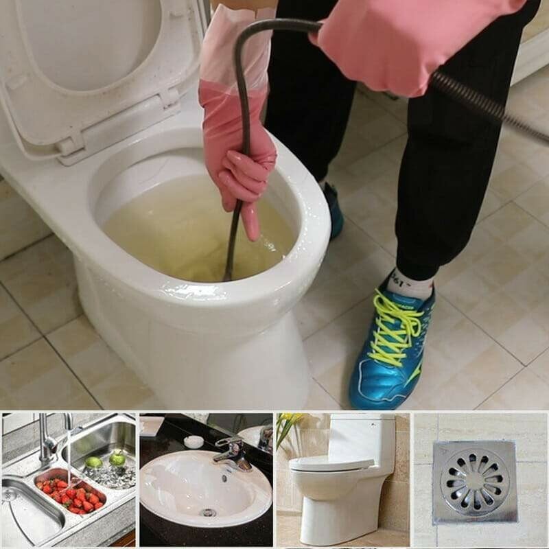 🔧🔥 FRÜHLINGSERWACHEN: 50% RABATT! Elektrische Abfluss-Baggerfeder – Spiralfeder für Rohrreinigung, handlich & effektiv – Ideal für Waschbecken, Dusche & Toilette ✨