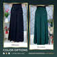 MODISCHE, PLISSIERTE HOSE MIT WEITEM BEIN