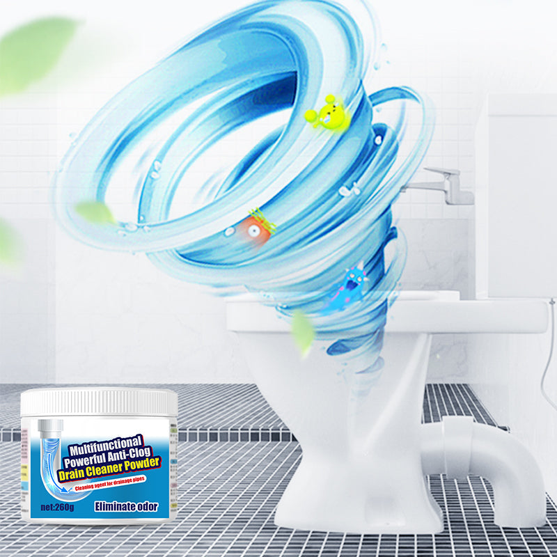🫧🚽Multifunktionales, leistungsstarkes Abflussreinigerpulver gegen Verstopfungen🫧
