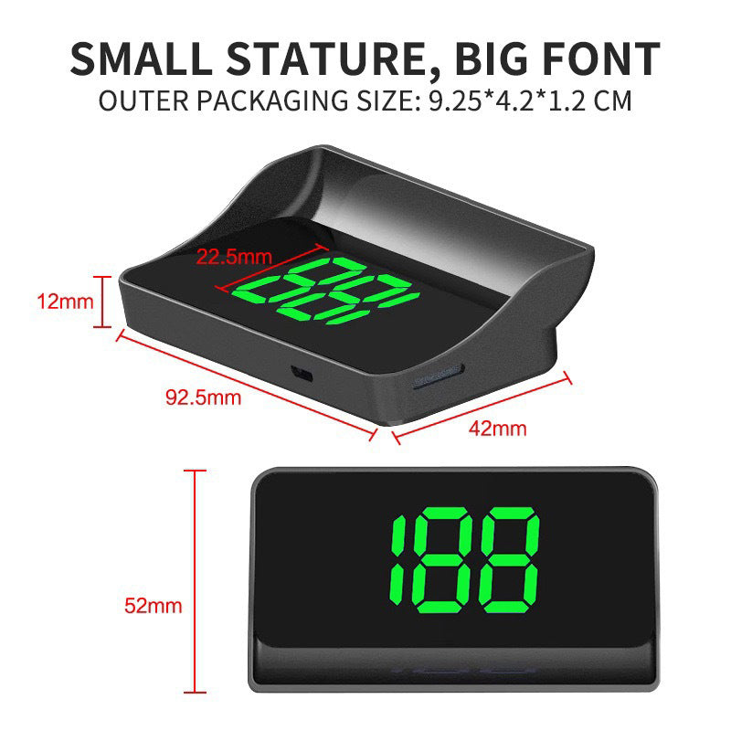 💥Begleiter für sicheres Fahren💥Tachometer mit Frontdisplay fürs Auto