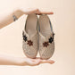 🔥Floral design women's elegant PU leather slide sandals💥