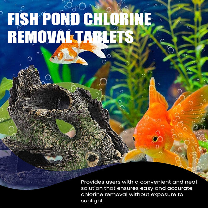 Chlorentfernungstabletten für Fischteiche und Aquarien