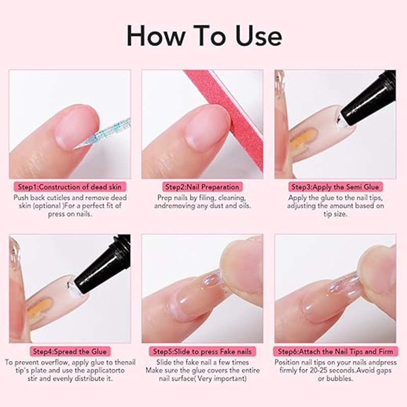 ⏳Kaufen Sie eins, erhalten Sie eins gratis ✨Neu verbesserter, schnell trocknender, halbflüssiger Nagelkleber (10 g) mit 10 ml Entferner🔥
