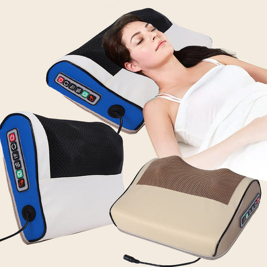 ✨✨✨🎊Beseitigt alle Müdigkeit im Handumdrehen🎊Multifunktionales Knetmassage-Kissen mit Wärme