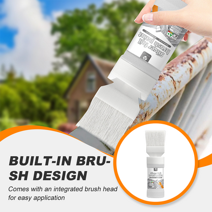 🎨 50% RABATT! 🖌️ Wasserbasierte Metallic-Silber-Farbe mit Integriertem Pinsel – Deckend, Schnelltrocknend & Ideal Für Kreative Projekte & Dekoration ✨