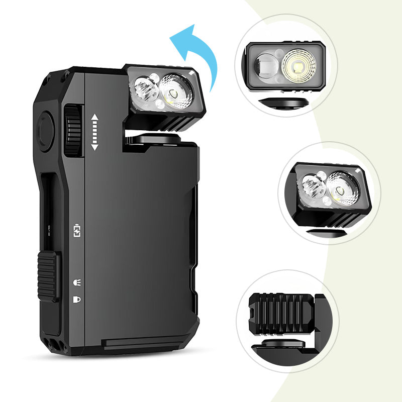 Mini-Taschenlampe mit drehbarem Kopf🔦G5 EDC – Licht, das mitdenkt. Für Abenteuer, die keine Kompromisse kennen-Tragbare