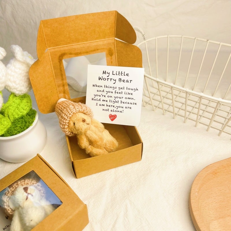🔥Letzter Tag 50% Rabatt🎁Handgemachter Mini-Plüsch-Teddybär in Box🧸