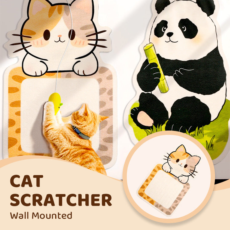 🐱Großer Verkauf 50% 0FF🔥🎁Wandmontiertes Katzenkratzbrett, keine Installation erforderlich