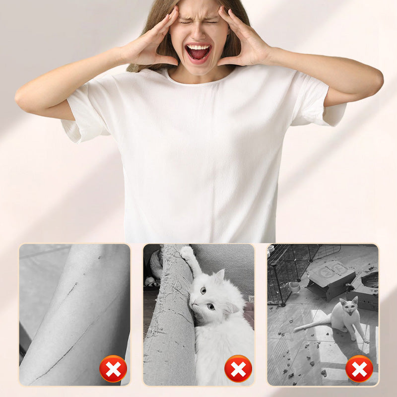 🐱Großer Verkauf 50% 0FF🔥🎁Wandmontiertes Katzenkratzbrett, keine Installation erforderlich