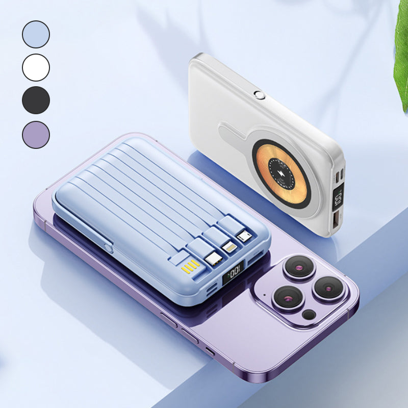 🔋 50% RABATT! ⚡ Magnetische Levitation Mobile Power 10000mAh – Schnellladung, Ultradünn & Kabellos aufladbar 🧲