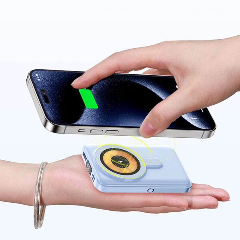 🔋 50% RABATT! ⚡ Magnetische Levitation Mobile Power 10000mAh – Schnellladung, Ultradünn & Kabellos aufladbar 🧲