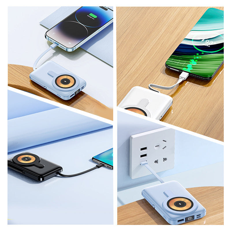 🔋 50% RABATT! ⚡ Magnetische Levitation Mobile Power 10000mAh – Schnellladung, Ultradünn & Kabellos aufladbar 🧲