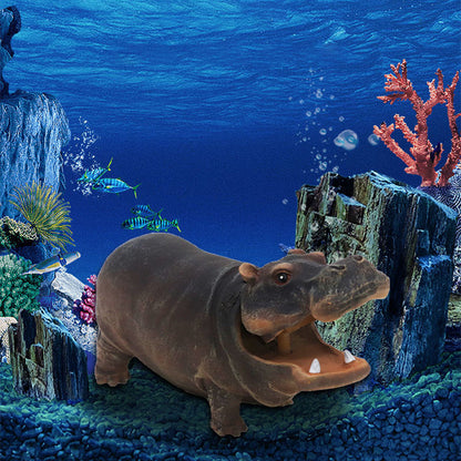 🌿Aquarium-Nilpferd-Blasendekoration💦 Letzter Tag: -50 % Rabatt! 🦛🎉