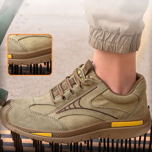 Leichte, atmungsaktive Stahlkappen-Wanderschuhe für Männer