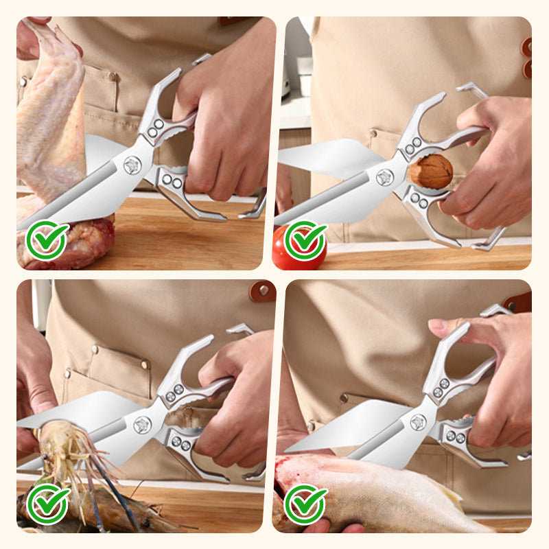 🔥Hot Sale 53% Rabatt🔥Multifunktionale Hochleistungs-Küchenschere💪✂️