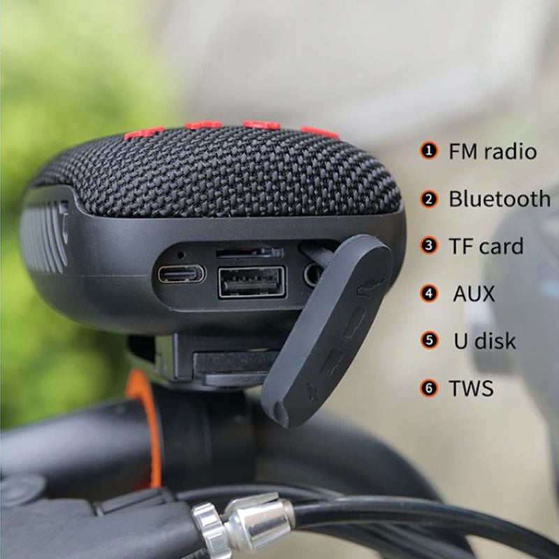 🔊 50% RABATT! 🚲 Wasserdichter Bluetooth-Fahrradlautsprecher mit Montagebügel – IPX5, TWS & Perfekt für Jede Fahrt 🎵