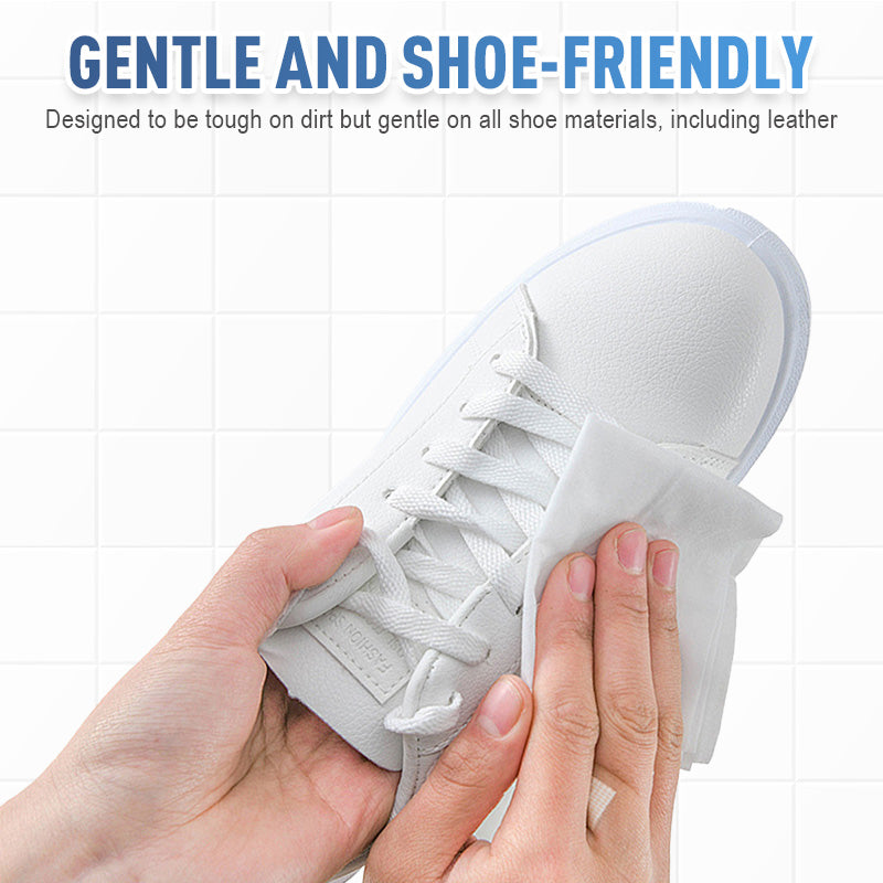 Schnelle Feuchttücher für Schuhe