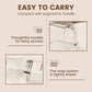 Tragbarer 3-in-1-Toilettenbecher