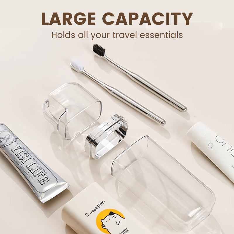 Tragbarer 3-in-1-Toilettenbecher