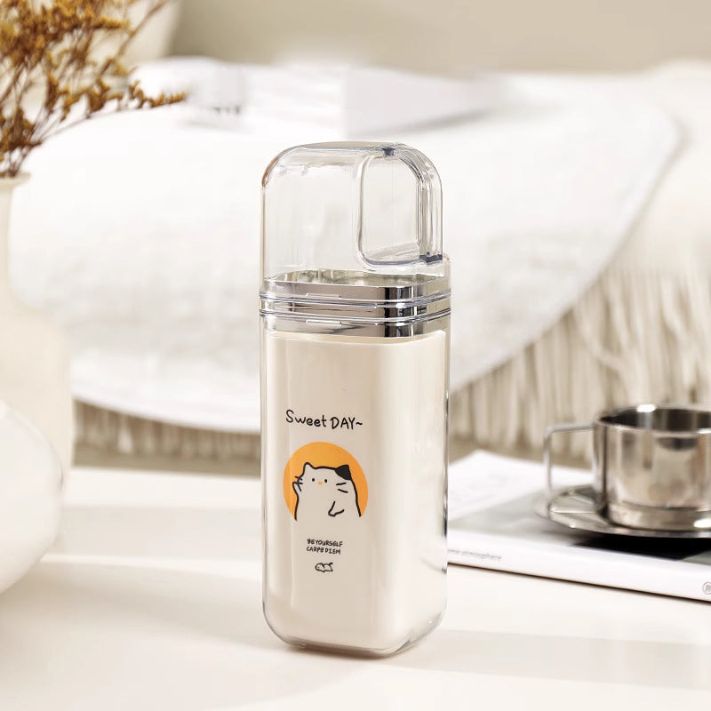 Tragbarer 3-in-1-Toilettenbecher