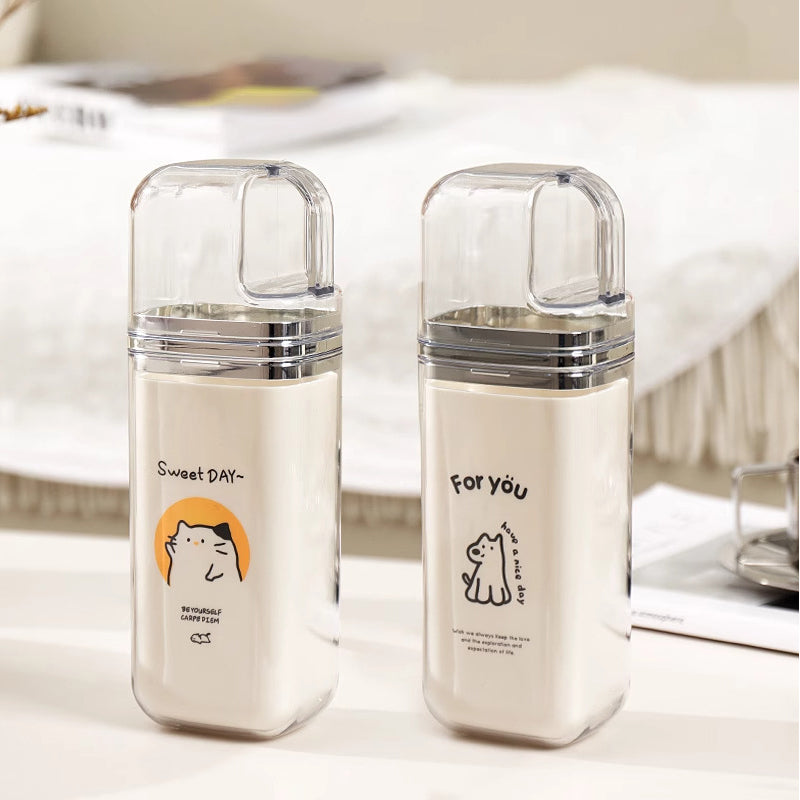 Tragbarer 3-in-1-Toilettenbecher