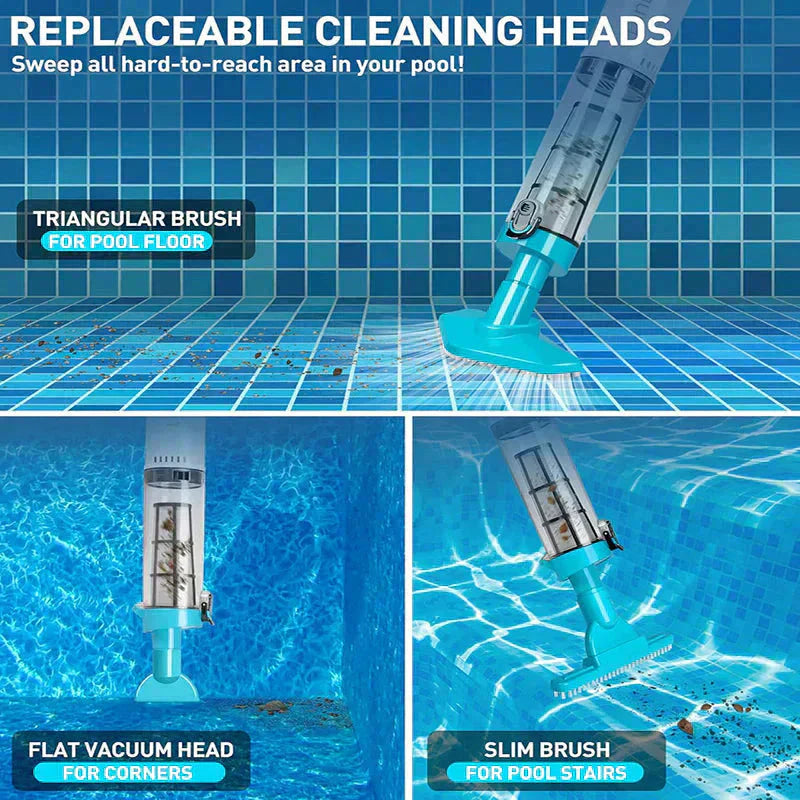 🎁BIS ZU 50 % RABATT⏳ 3-in-1 Kabelloser Wieder - aufladbarer Poolsauger mit Hochleistungs - motor