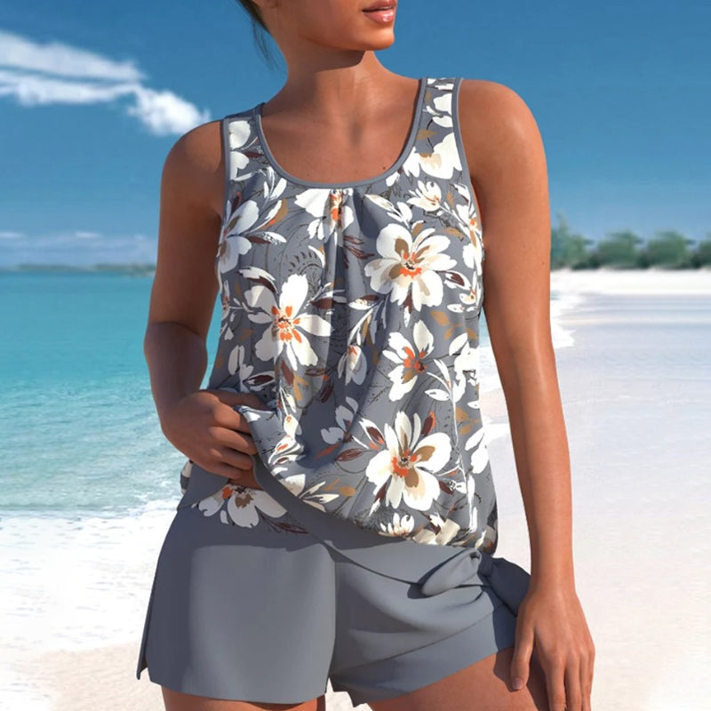 Gemustertes Tankini-Set für Damen