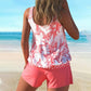 Gemustertes Tankini-Set für Damen