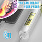Mini 2-in-1-Taschenlampe mit hoher Leuchtkraft und Powerbank